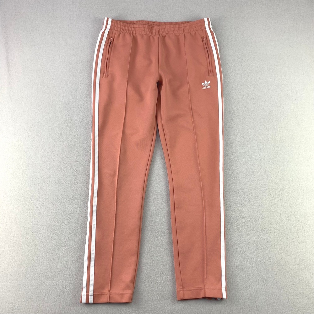 Adidas Originals Track Pants Women M Pink 3-Stripes Trefoil Slim Sporty Bloke
